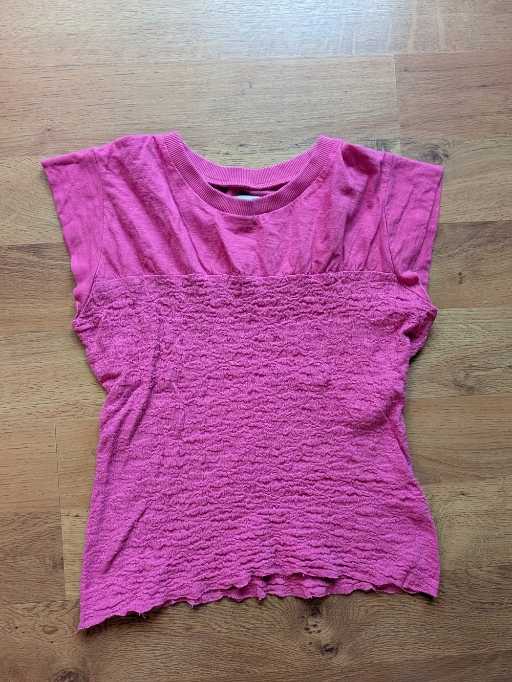 Maeve Pink Textured Tank Top